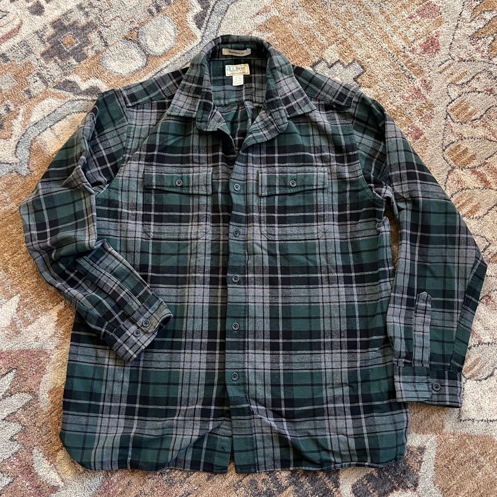 LL Bean Flannel - Picture 2 of 7